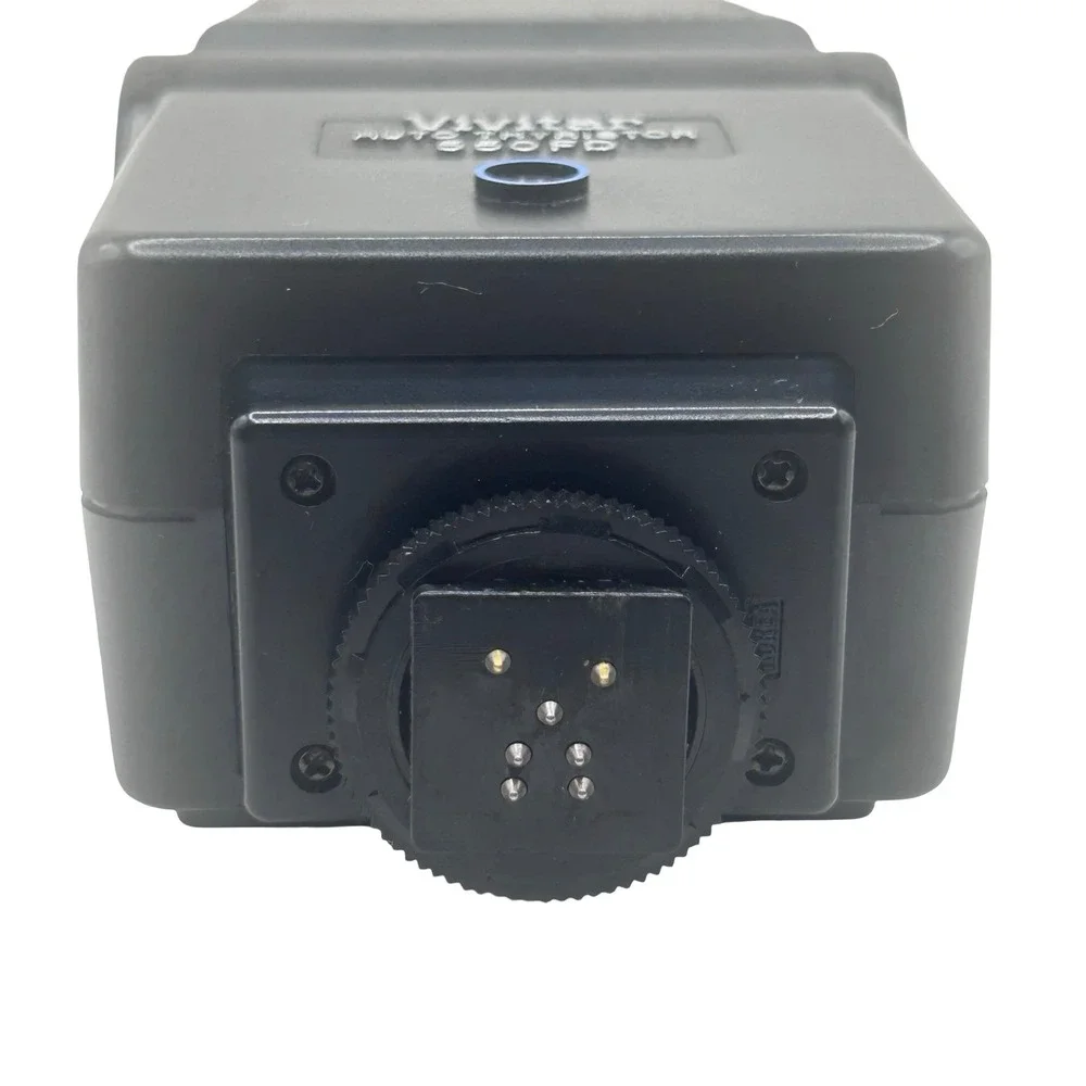 Vivitar Auto Thyristor 550FD Camera Flash with Case ISO 100 200 400 TTL UNTESTED